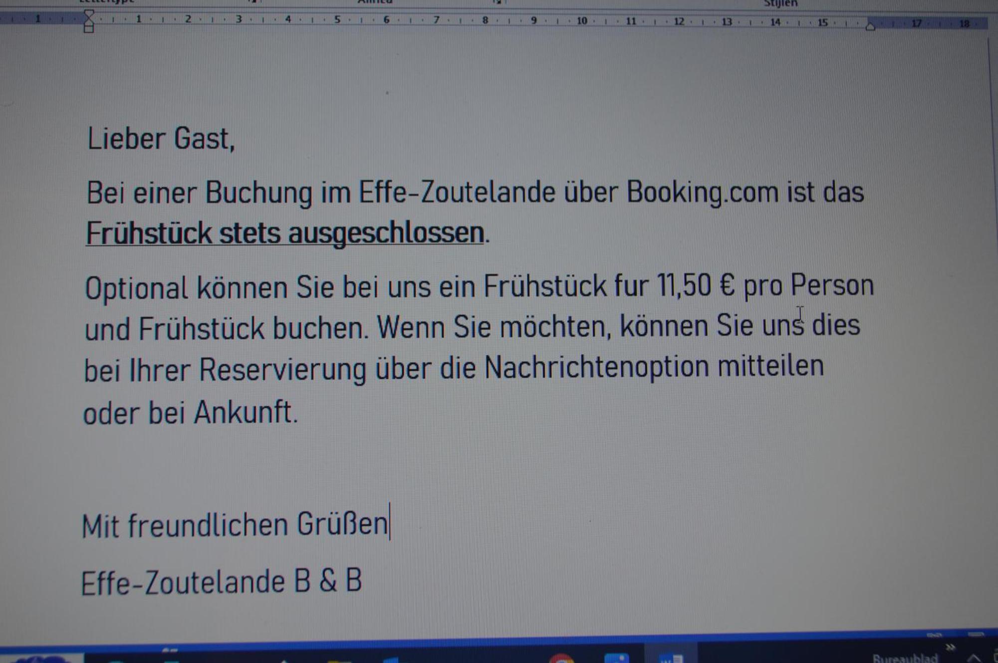 Effe-Zoutelande B&B Kültér fotó